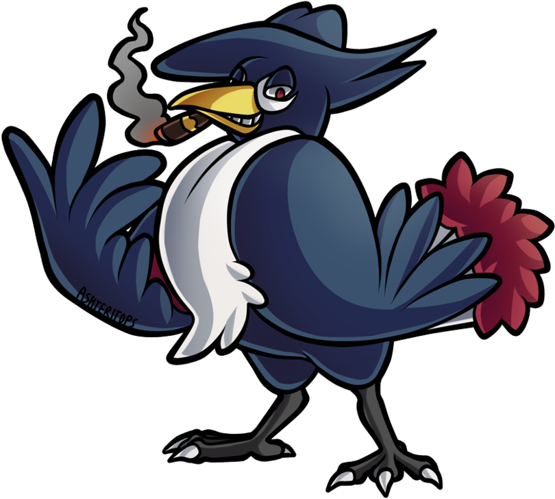 Honchkrow Commission By Princeofspirits - Honchkrow Fan Art (900x794)