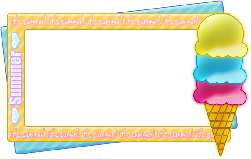 Icecream Border Cliparts - Ice Cream (1024x576)