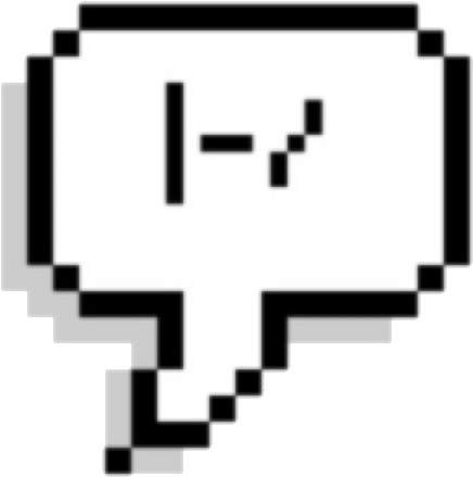 Twenty One Pilots Transparent - Pixel Speech Bubble Hi (480x488)