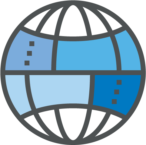 Global Hr Software Icon - Earth Globe Logo (512x512)