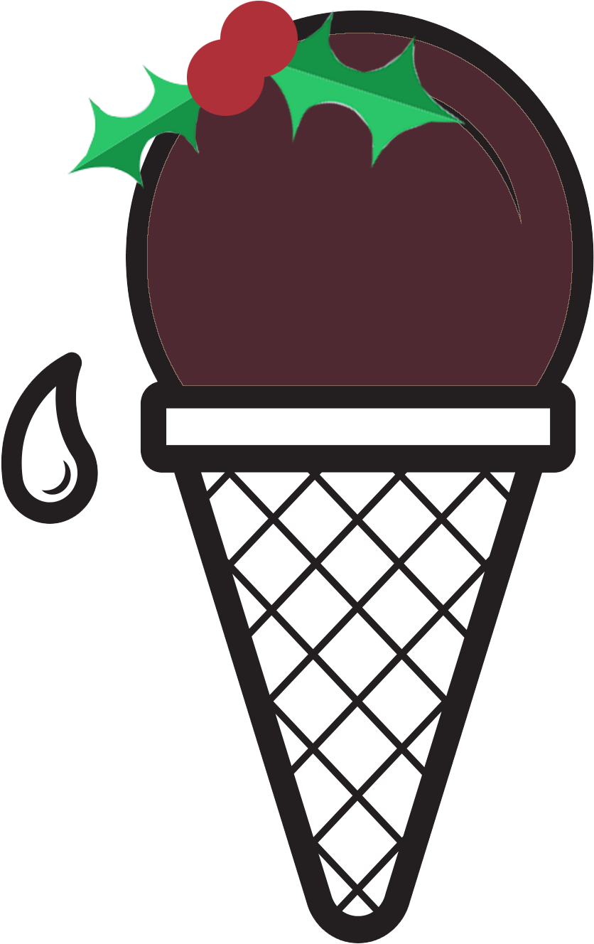 Sorbetiere Ice-cream - Christmas Pudding - Ice Cream Maker (919x1413)