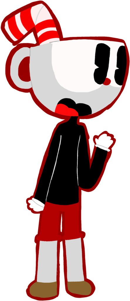 I Drew Me Some Cuphead Boi By Leslieb05 - I Drew Me Some Cuphead Boi By Leslieb05 (670x1191)
