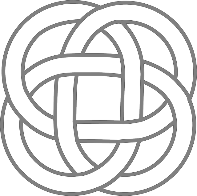 Free Celtic, Knot, Simple, Design, Symbols, Border, - Submarine Force Library And Museum (640x637)