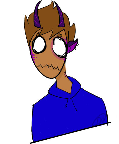 Monster Tom By Vanillamintart - Cartoon (600x700)