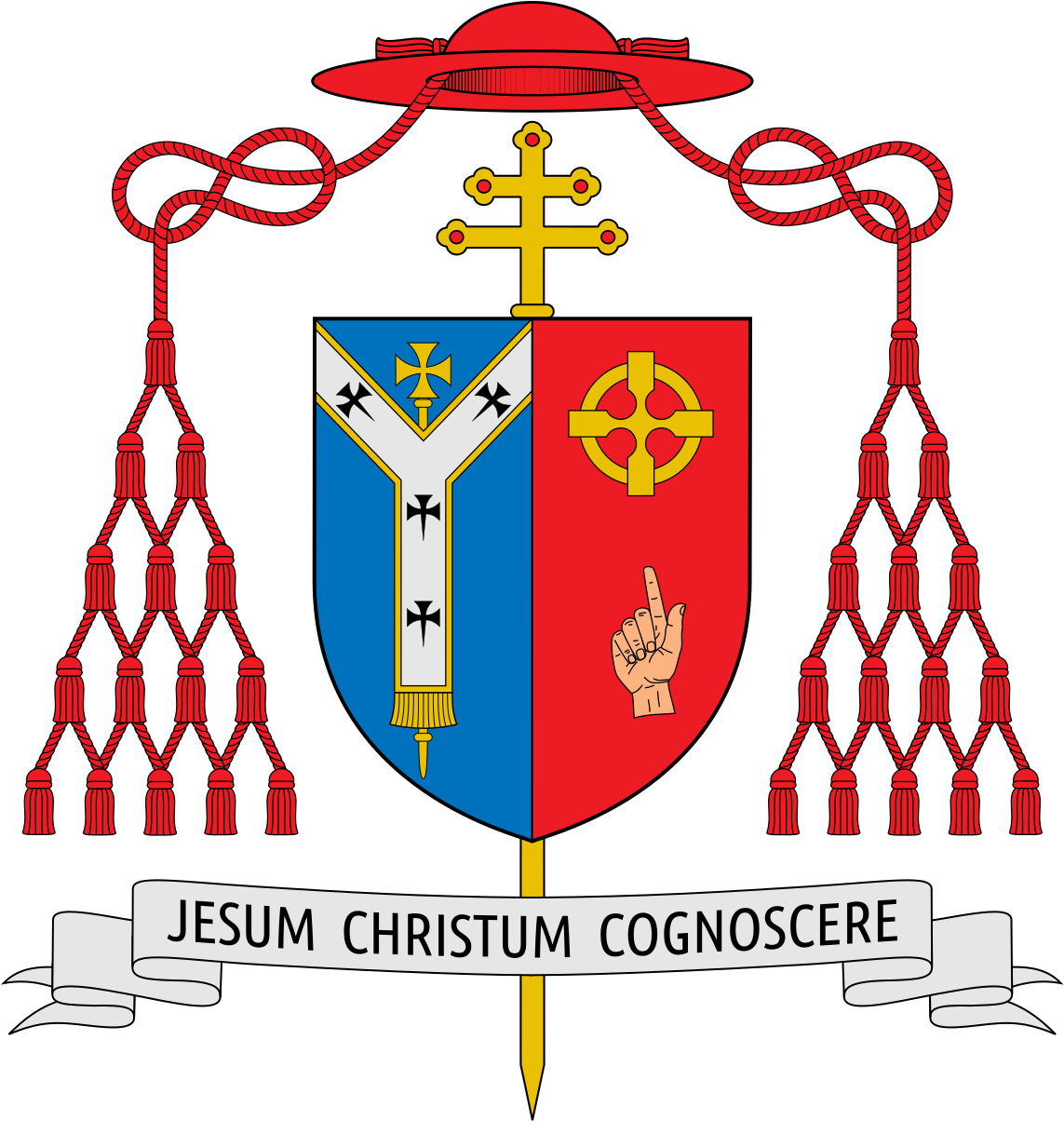 Coat Of Arms Of Sean Baptist Brady - Cardinal Wojtyla Coat Of Arms (1148x1212)