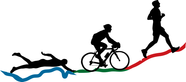 Kids Lazyman Triathlon - Triathlon Png (600x267)