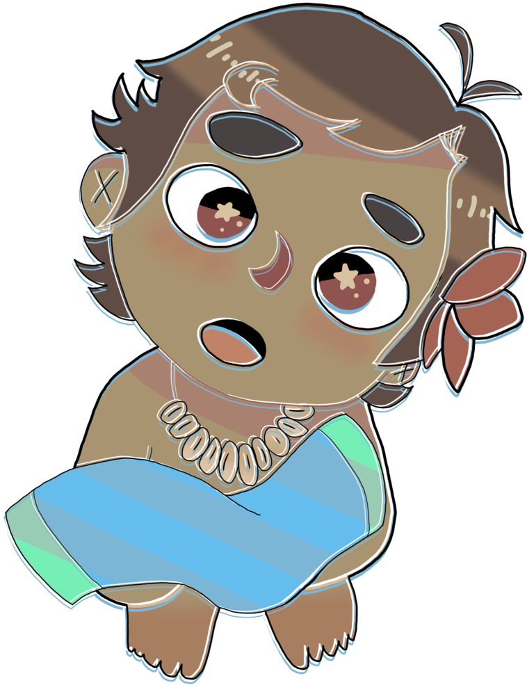 Baby Moana By Remems3 Baby Moana By Remems3 - Cartoon (1024x1024)