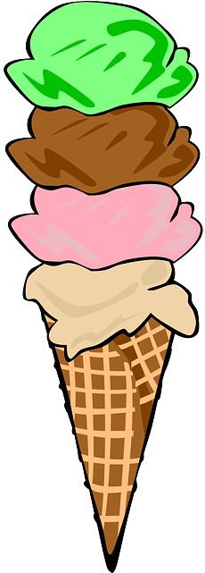 Little Fort Has A Place For Ice Cream Called Out Of - Ice Cream Cone Clip Art (320x640)