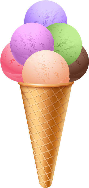 Pin Ice Cream Cone Clip Art - Ice Cream Cone Clipart (384x800)