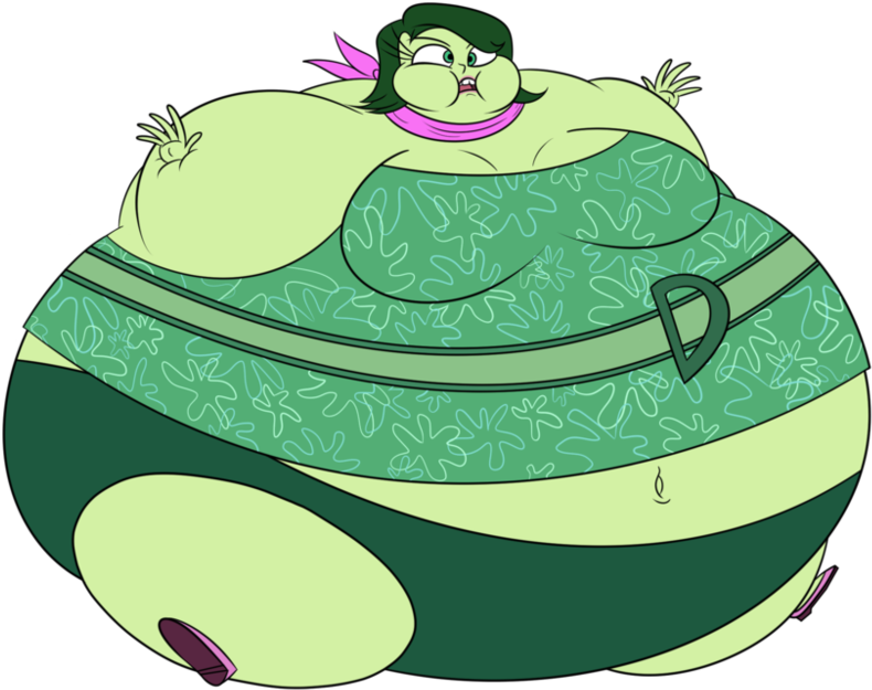 Inflated Disgust By Altzegoz - Disgust Inside Out Fat (999x799)