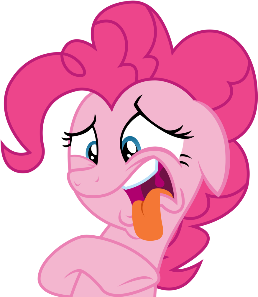 Sketchmcreations, Cute, Diapinkes, Disgusted, Floppy - Pinkie Pie Disgusted (932x1024)