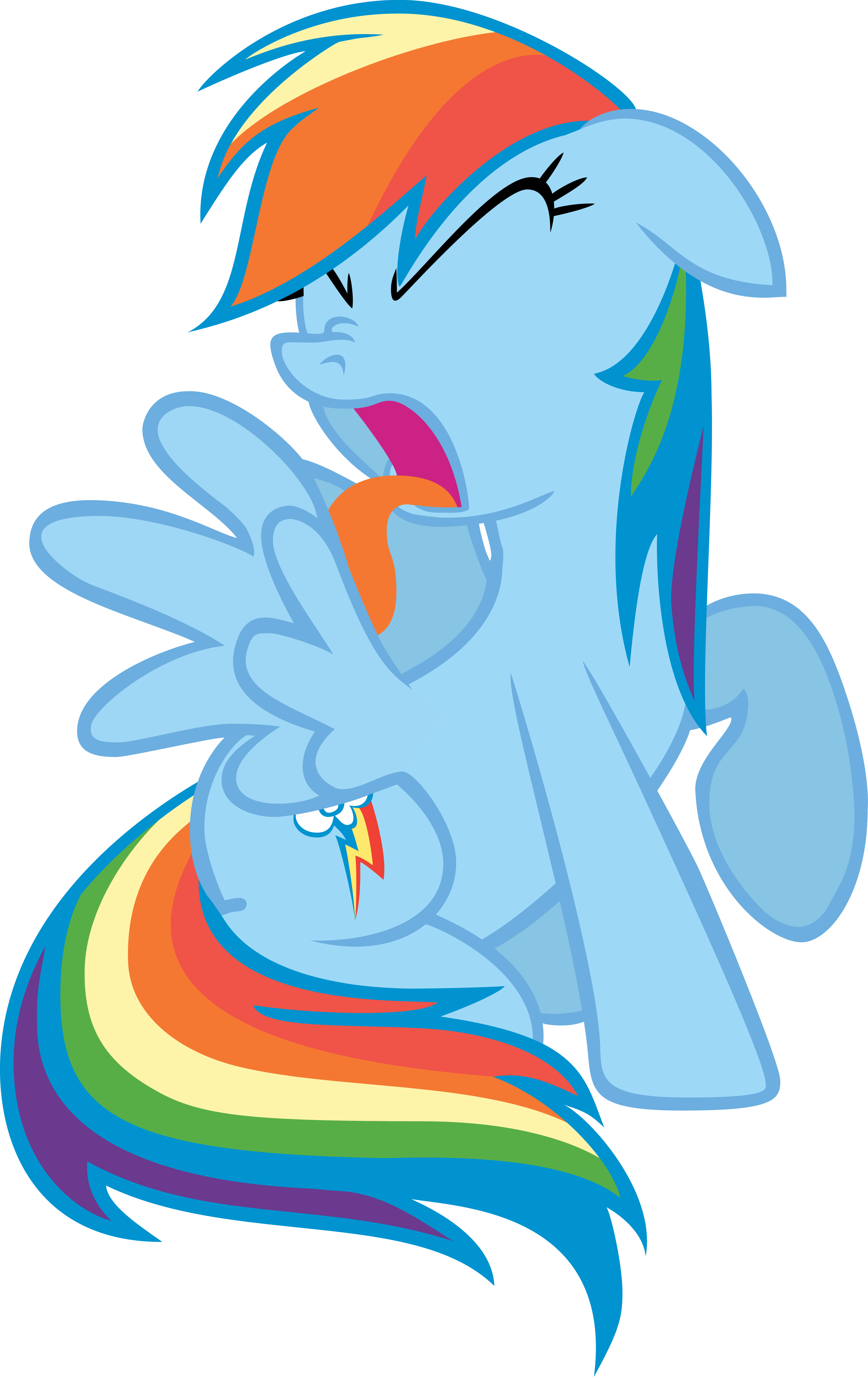 Disgusted Rainbow Dash By Crusierpl Disgusted Rainbow - Angry Cry Rainbow Dash (3155x5000)