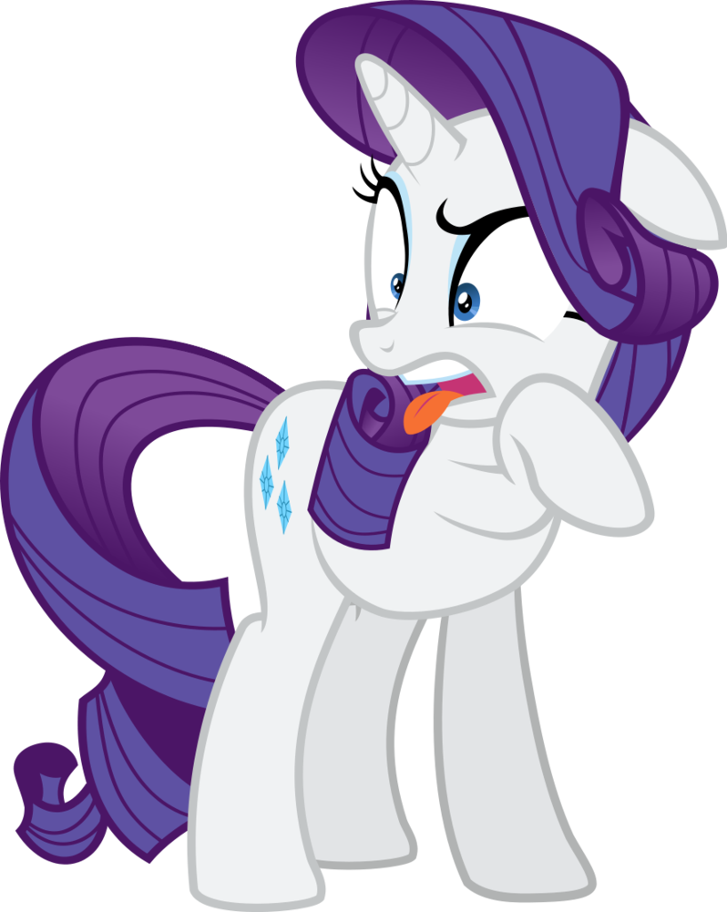 Disgusted Rarity Vector By Istilllikegamecubes - Rarity Vector (798x1001)