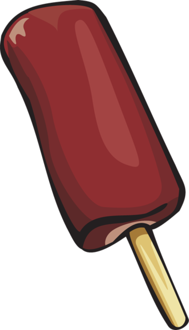 Chocolate Ice Cream Bar Png Clip Art - Ice Cream Bar (640x1119)
