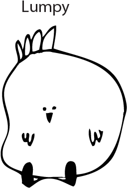 Pretty Much Any Shape Becomes A Bird If You Put A Beak, - Drawing (372x426)