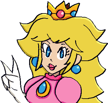 Bexabrowny 2 0 Princess Peach By Akobai - Cartoon (461x347)