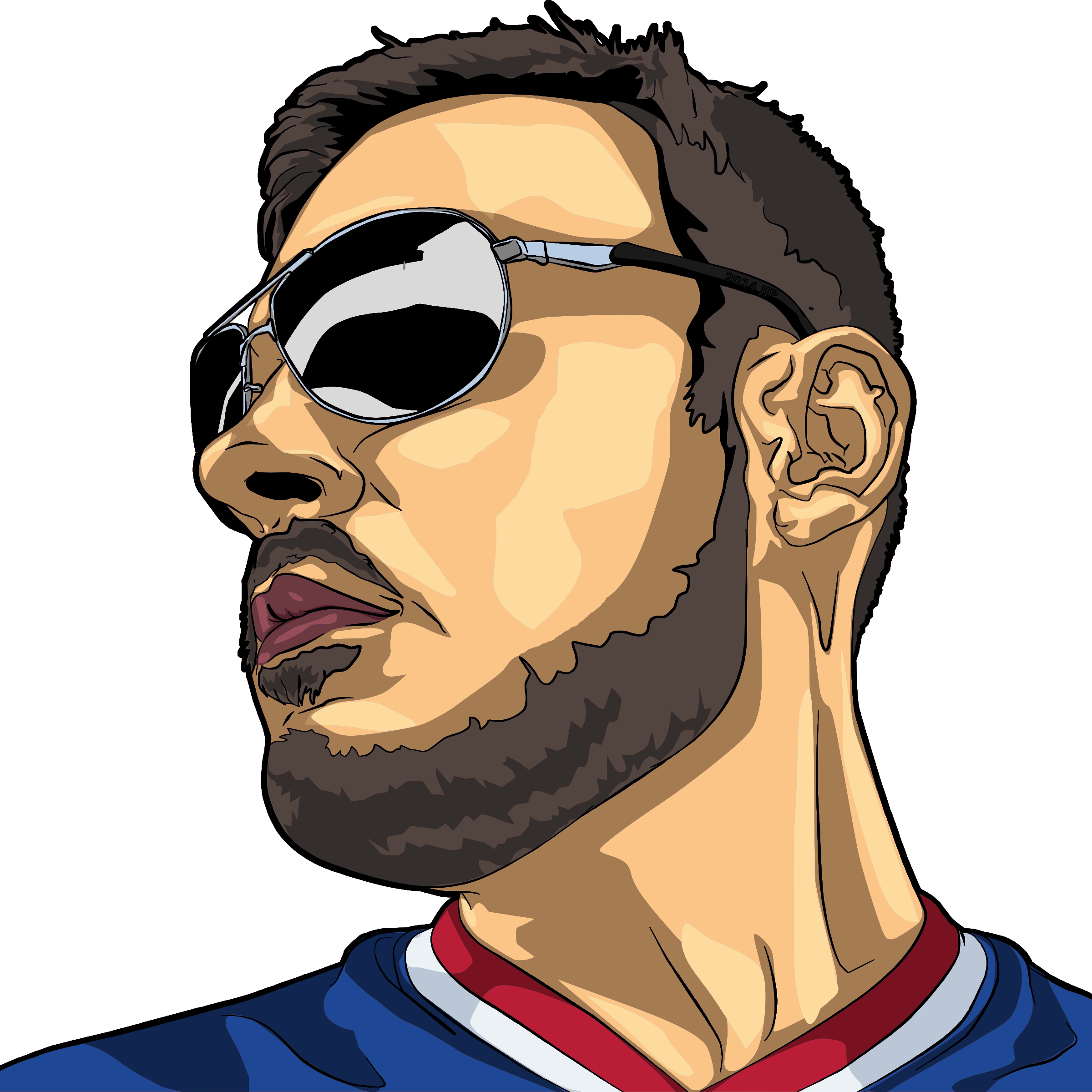 Big Image - Chico Con Gafas Dibujo Png (2400x2400)