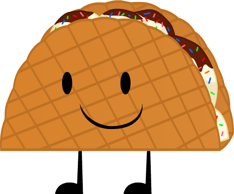 Ice Cream Taco By Realworldanimations - Ice Cream Taco Logo (475x394)