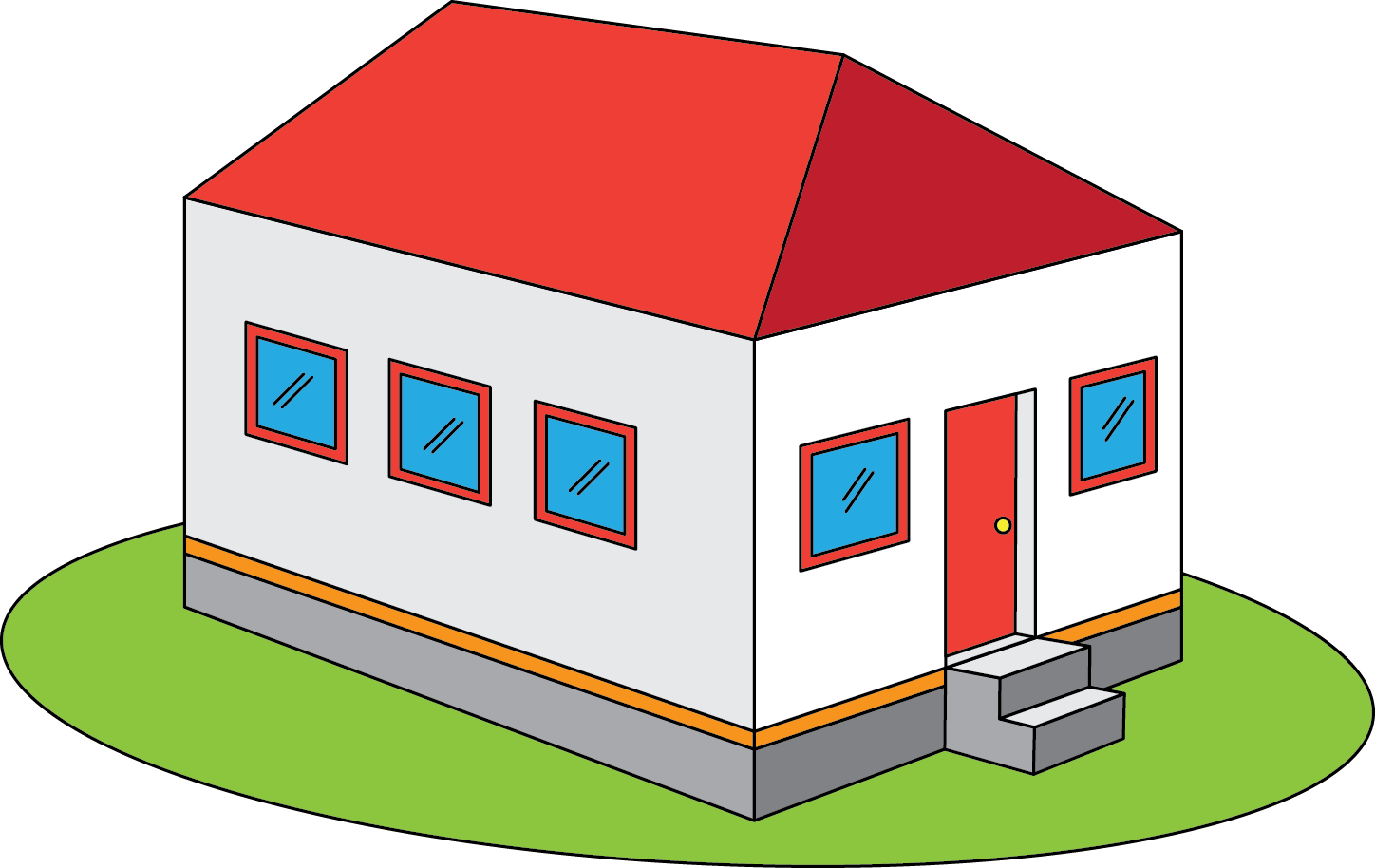 House That Health Built Complete Windows - House (1448x914)