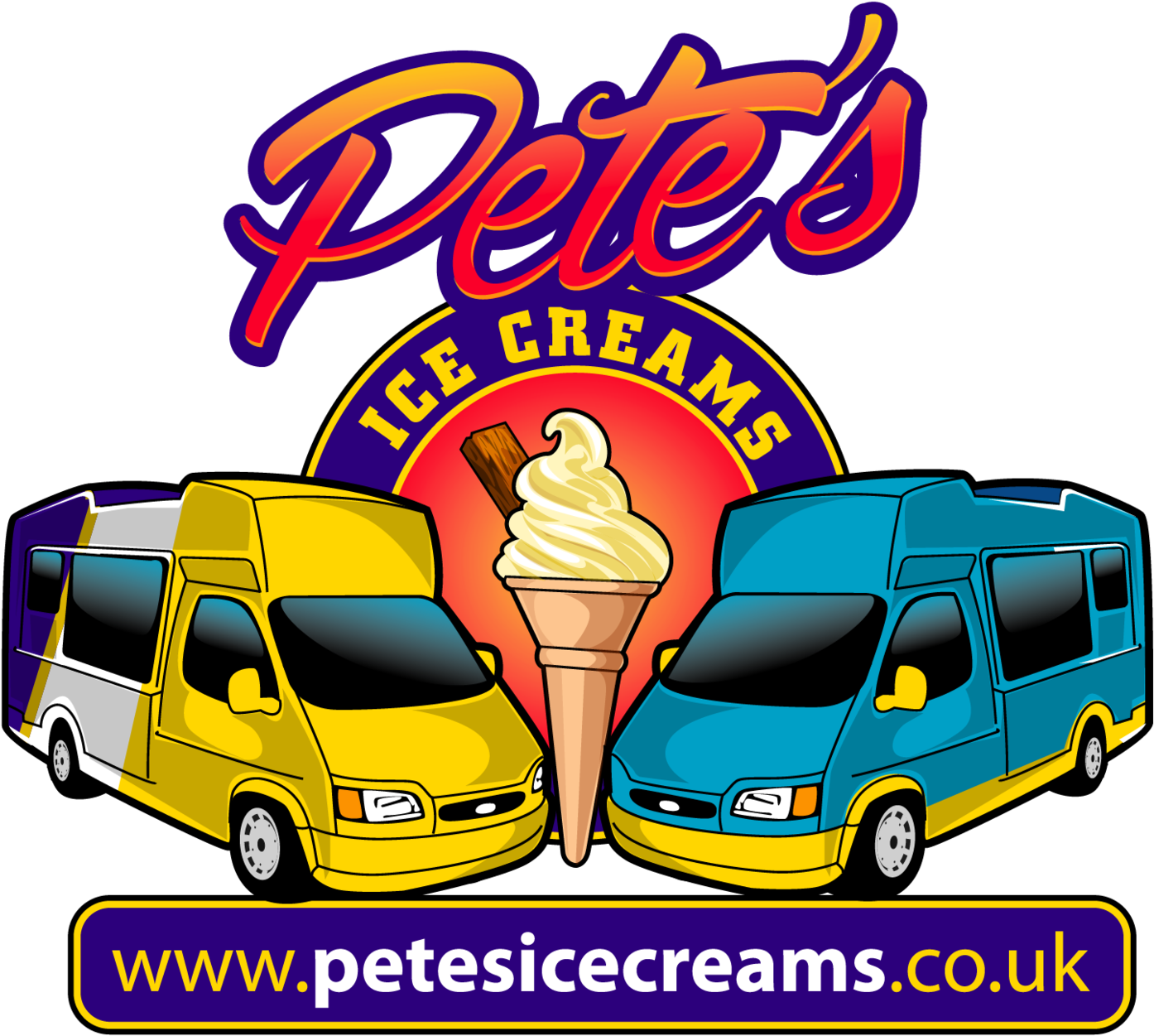 Pete's Is A Friendly, Reliable And Professional Ice - Minibus (1500x1345)