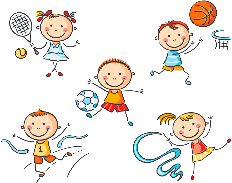 Child Sport Clip Art - Physical Education Clipart (1000x789)
