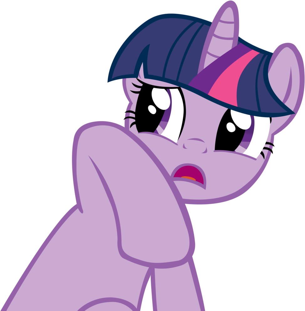 Twilight Sparkle Vector By Craftybrony - Twilight Sparkle Sad Vector (1024x1041)