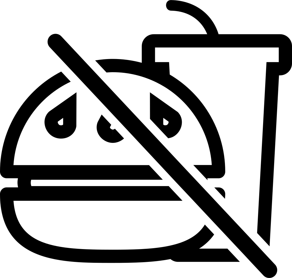 No Food Allowed Comments - No Food Icon (980x932)