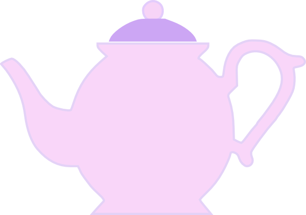 Purple Teapot Png (600x423)