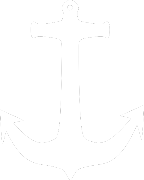 Anchor - Clipart - Black - And - White - Ancla Hipster (480x600)