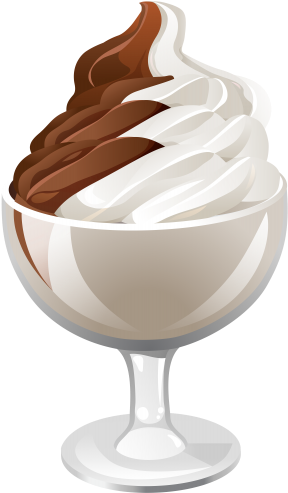 Ice Cream Sundae Png Clip Art - Sundae Ice Cream Png (291x500)