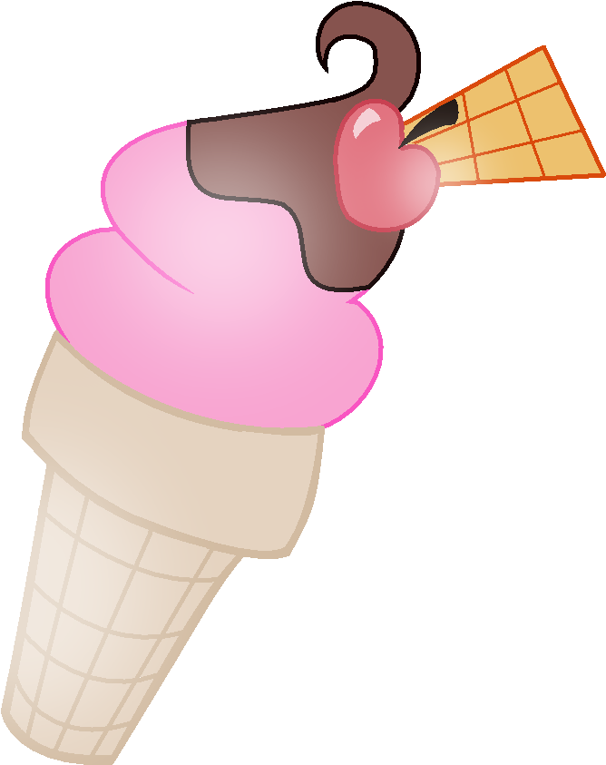 Rockcandycutie's Sweet Sundae Cutiemark By Wishingwellbro - Ice Cream Cone (777x906)