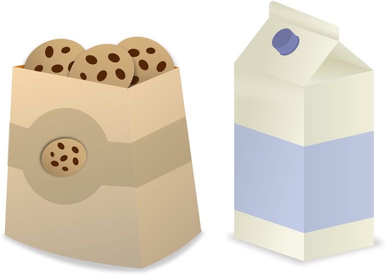 Great Chocolate Milk Clipart With Bag Of Ice Clip Art - Caixa De Leite Png (800x571)