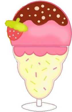 Kawaii Png - Gelato (357x484)