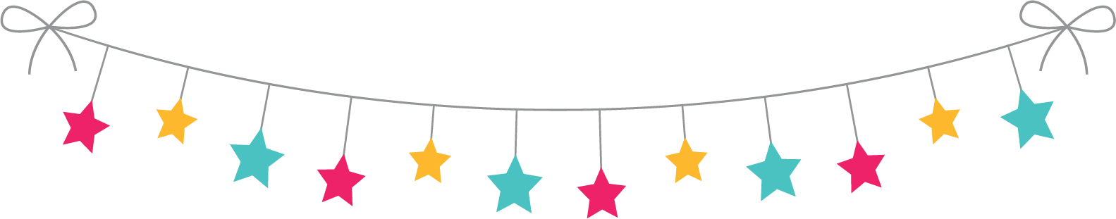 Little Monster Bakers - Png Stars (1583x311)