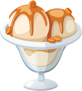 Stacks Image - Ice Cream In Coffee Can Clipart (372x428)