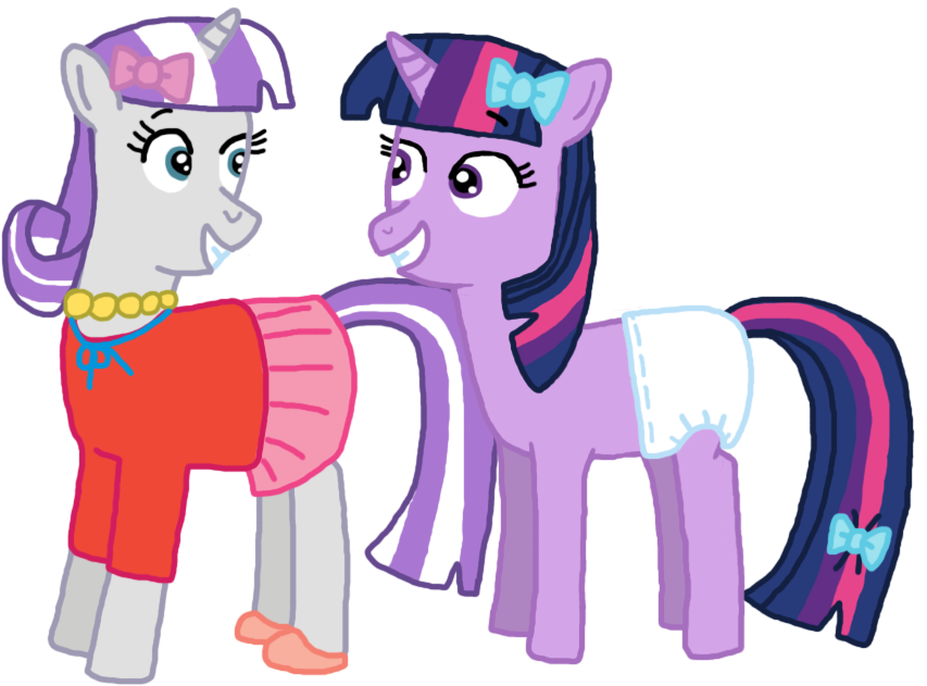 Like Mother Like Daughter Dress Up By Mighty355 - Cartoon (862x634)