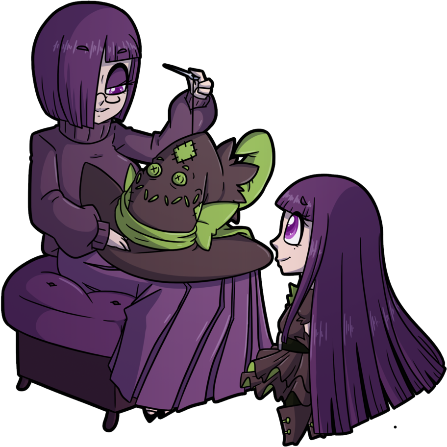 Fiona Frightening Commission - Cartoon (1024x1024)