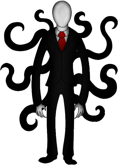 Slenderman Clipart Transparent - Slender Man Transparent Background (491x649)