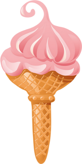 Cornet De Glace - Stock Illustration (275x550)