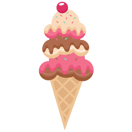 Ice Cream Cone Svg Scrapbook Cut File Cute Clipart - Ice Cream Cone Svg (432x432)