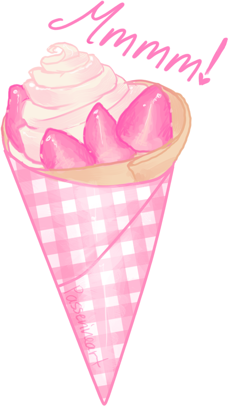 Com Kawaii Shop ❤ - Kawaii Crepe Drawing (1028x1514)