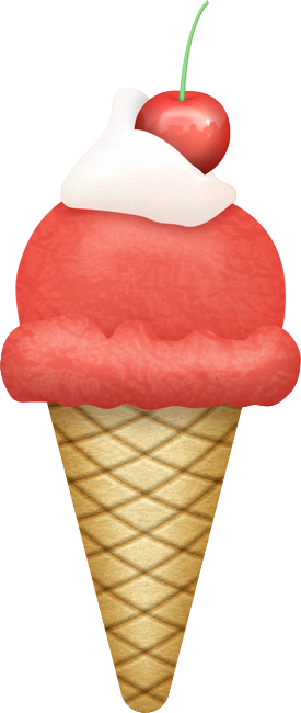 Cornet De Glace Png - Ice Cream Cone (275x650)
