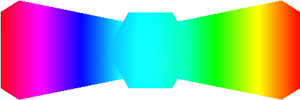 Rainbow Clipart Bow Tie - Unturned Rainbow Tie (512x512)
