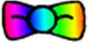 Bow Tie Clipart Rainbow - Rainbow Bow Tie Roblox (420x420)