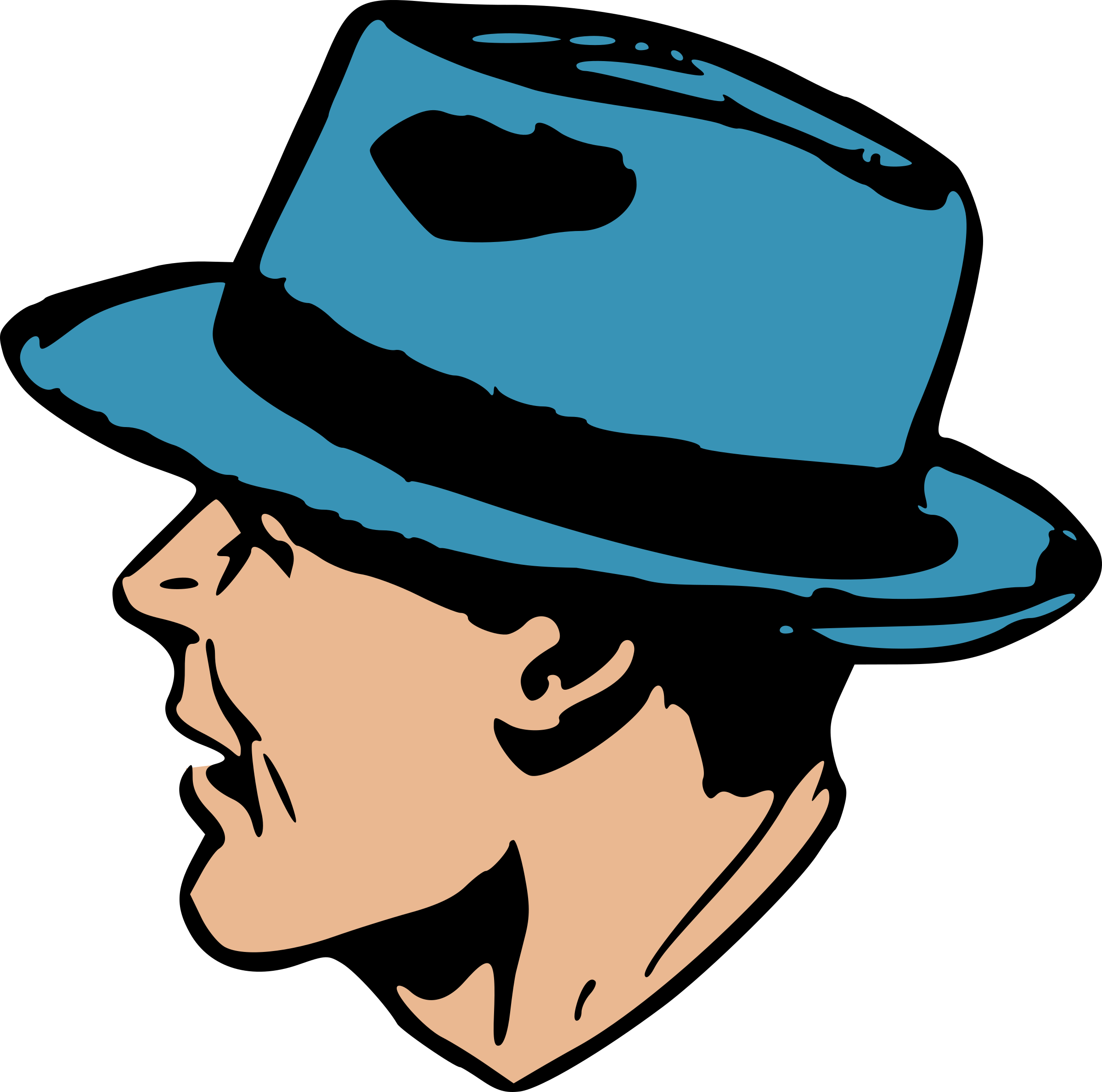 Men Clipart Hat - Man's Hat Clipart (2400x2378)