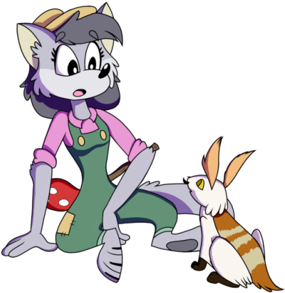 Here @ztoons ^^ Drew A Lil Piece Of Vector Fanart Of - Clip Art (500x462)