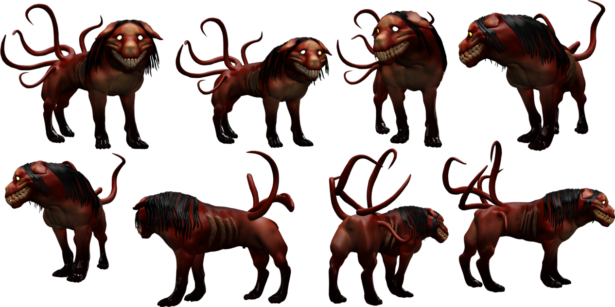 Nightmare Smile Dog Resource/stock By Dimelotu - El Devorador De Semillas (1265x632)