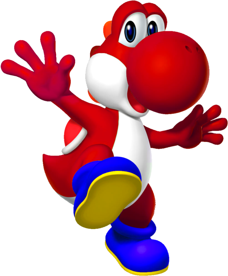 Red Yoshi By Yoshigo99 On Deviantart - Super Mario Yoshi Red (832x960)