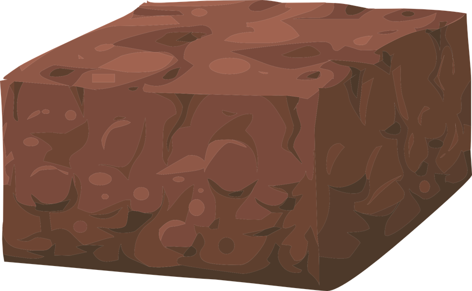 Free Vector Graphic - Transparent Background Brownie Clipart (2400x1482)