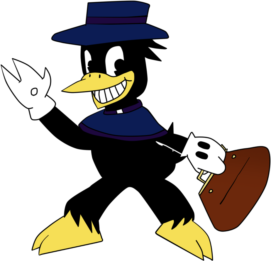 The Comedic Crow By Gamerboy123456 - Bendy Casper Crow (1024x1060)